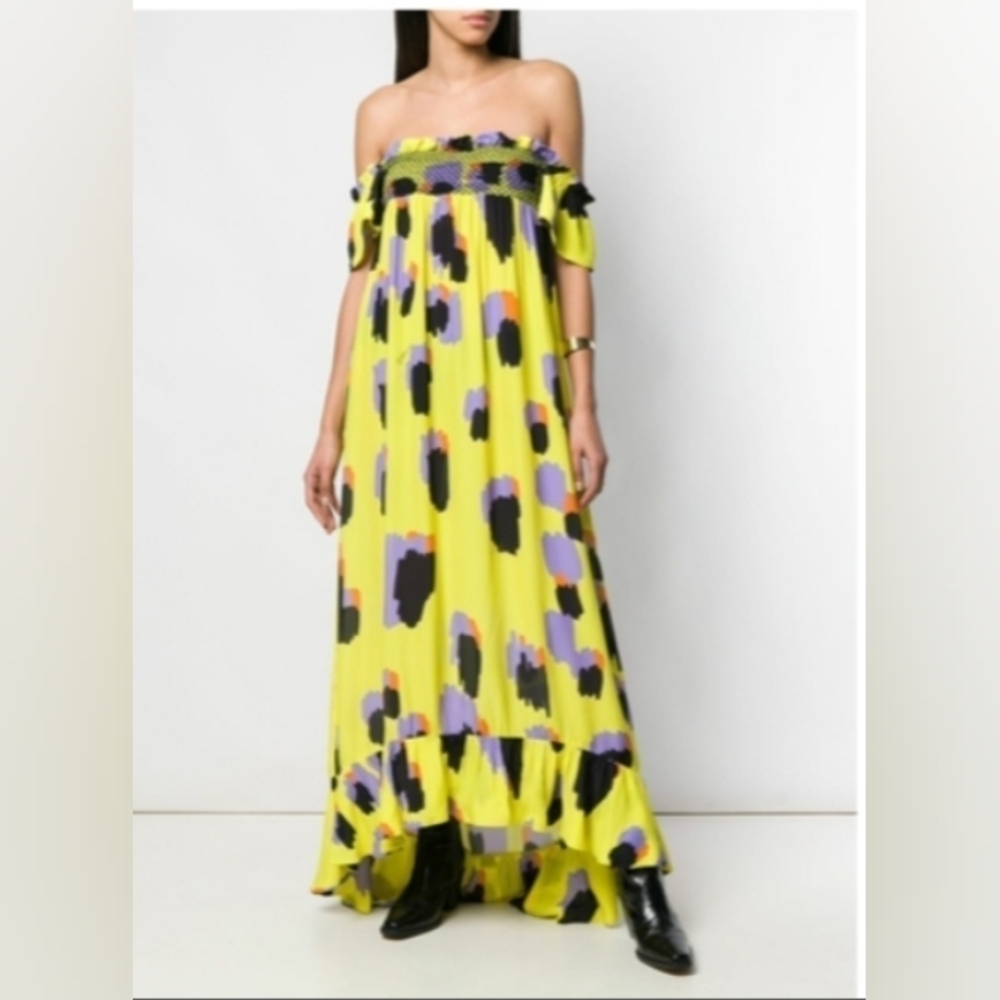 Just Cavalli off shoulder maxi